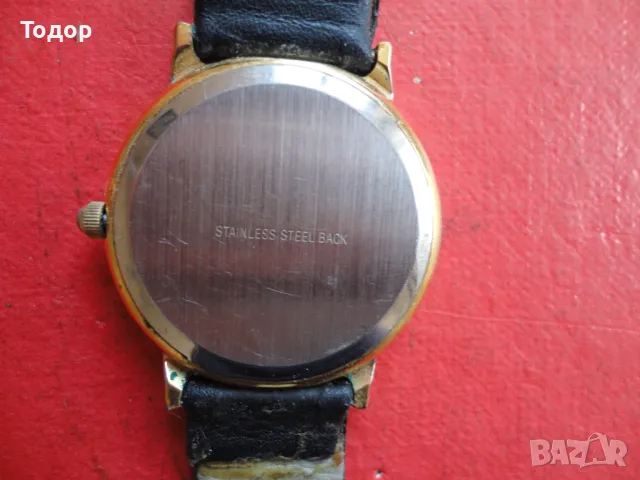 Страхотен позлатен кварцов часовник , снимка 3 - Мъжки - 48347100