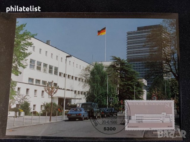 Немска Поща 1986 г. Карта Максимум, снимка 1 - Филателия - 39156537