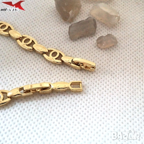 Гривна с 14К златно покритие 234832, снимка 3 - Гривни - 52885287