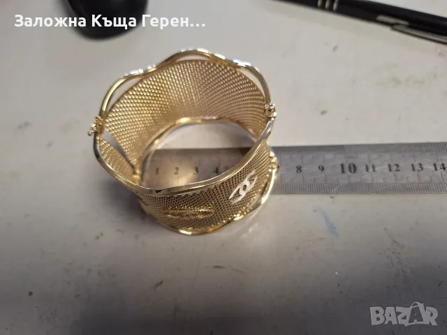 Златна гривна 25.32гр, снимка 7 - Гривни - 56067982