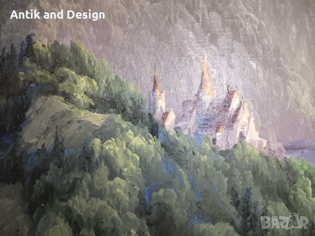 Руска Маслена Картина , снимка 9 - Антикварни и старинни предмети - 54093701