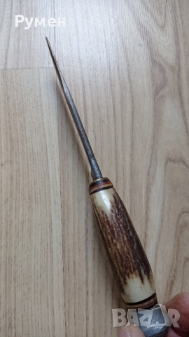 Стар нож Solingen Widdes с дръжка от рог, снимка 4 - Колекции - 44684215