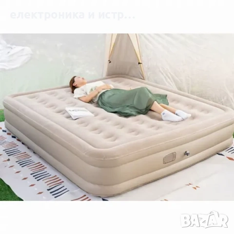 Надуваем матрак 200\150\40см. , снимка 4 - Матраци - 53268835