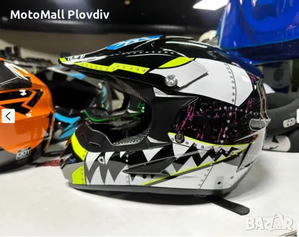 Детска крос каска мото вело мотокрос, снимка 8 - Аксесоари и консумативи - 49269674