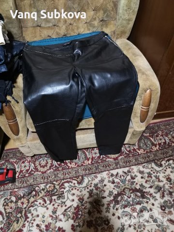 Разпродажба Ватиран кожен панталон 10лв, снимка 5 - Панталони - 42841764