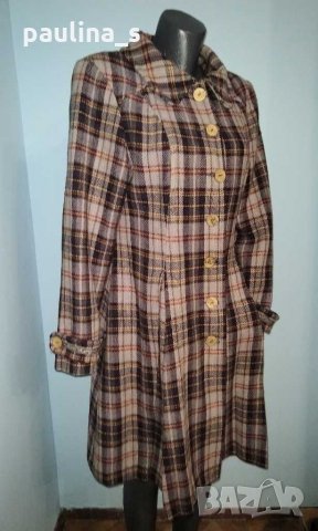 Бутикова селекция, кашмирено палто "container" / голям размер , снимка 2 - Палта, манта - 31093807