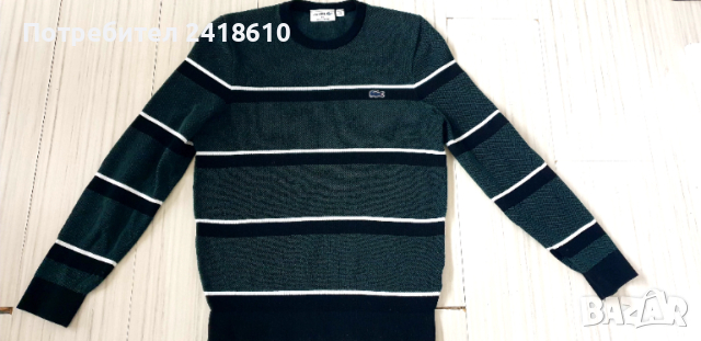 Lacoste Made In France / Knit Mens Size 3 - S  ОРИГИНАЛ! Мъжки Памучен Пуловер!
