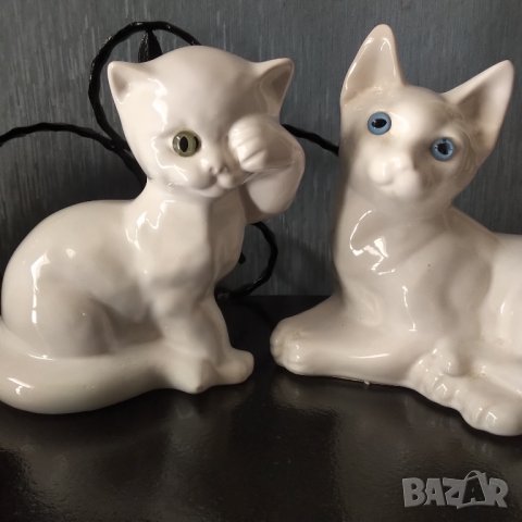   Колекционерски големи порцеланови котки , снимка 2 - Статуетки - 14270719