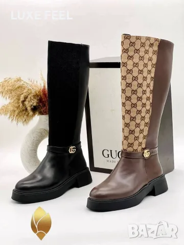 Louis Vuitton ⚜️ Hermes ⚜️ Burburry⚜️Дамски Ботуши , снимка 4 - Дамски ботуши - 56272533