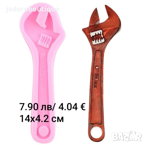 Силиконов молд Строителни инструменти водопровод различни видове мъжки, снимка 3 - Форми - 46543724