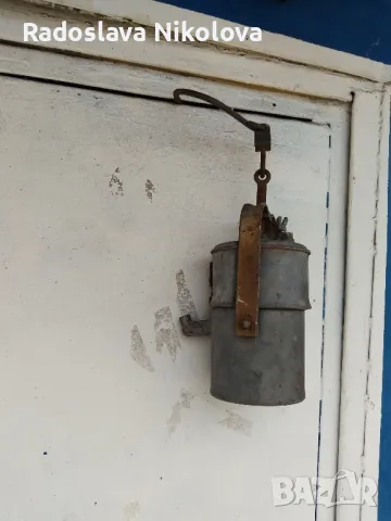 Карабитна лампа , снимка 2 - Антикварни и старинни предмети - 50411002