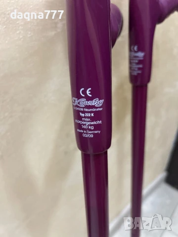 „Kowsky Typ 222 K“  нападалкови предпазни патерици (forearm crutches) с регулируема височина Германи, снимка 4 - Други - 51173362