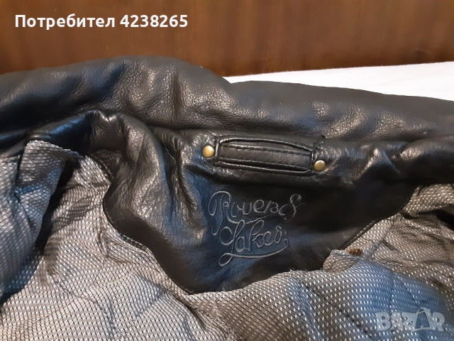 кожено яке черно Rover&Jakes, снимка 8 - Якета - 52301397