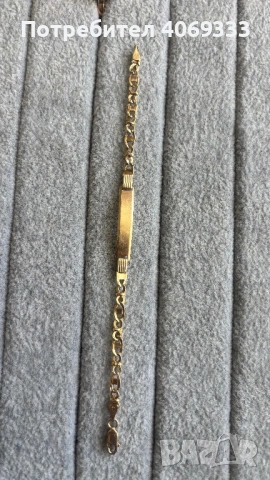 Златна детска гривна 14к, снимка 4 - Гривни - 54322545