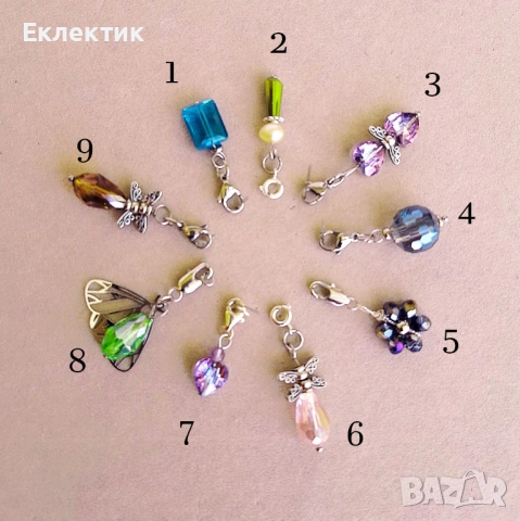 Силиконови протектори за смартфон с бижу висулки, снимка 2 - Фолия, протектори - 51539930