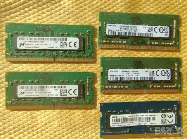 РАМ памети DDR4 за лаптопи/мини компютри, снимка 2 - RAM памет - 55593213
