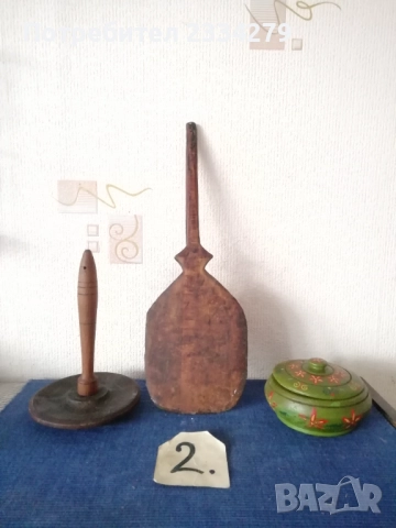 Стари дървени лъжици и лопатки изработени ръчно., снимка 8 - Антикварни и старинни предмети - 40489898