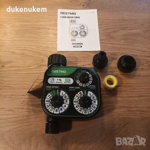 Механичен програматор за напояване, таймер, 3 въртящи копчета, автоматично поливане, снимка 8 - Други - 52711115