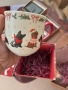 Коледна кутия + Коледна чаша + Чорапи + Брошка , снимка 8