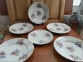 Стар български порцелан чинии , снимка 1 - Антикварни и старинни предмети - 39989755