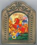Икона Св. Димитър с дърворезба