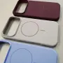 iPhone 18 Pro Max гръб MagSafe сив, бордо, светло син, снимка 3
