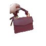 Малка дамска чанта с къса дръжка с възли 23х15х6см, снимка 2