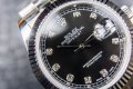 Мъжки часовник Rolex Oyster Perpetual Datejust Black Diamond с автоматичен механизъм, снимка 3