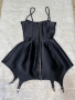 Черна мини рокля Replica-Moda XS, снимка 4