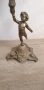 Голям бронзов свещник, снимка 3