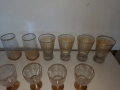 Ретро тънкостенни стъклени чаши за вода и алкохол, снимка 4