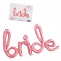 Балони надпис "BRIDE" /фолио/
