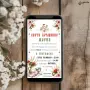 Дигитална покана за кръщене с шевица, снимка 1