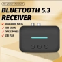Безжичен Стерео Музикален USB Bluetooth 5.3 аудио приемник адаптер, снимка 1