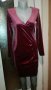 Изискана рокля в лилаво кадифе👗🍀XS,S, S/M👗🍀арт.1053, снимка 1 - Рокли - 30621837