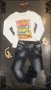 Лот блузка с комикс DISNEY герои + дънки, S/M, снимка 1 - Комплекти - 30770061