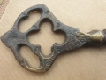 ключ голям  , стар , месингов от магерница , снимка 2