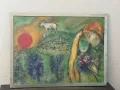 Картина на Marc Chagall- The Lovers of Vence 1957 г, снимка 4