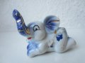 Слонове различни и висулка: 2 обувки и синьо слонче, слон обувка с ток фигура статуетка, снимка 7