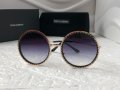 Dolce & Gabbana DG Дамски слънчеви очила кръгли овални , снимка 5