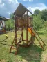 Детска дървена площадка, Детски кът на открито, Съоръжение за игра, снимка 6