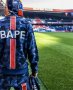 Суичър (блуза с качулка) Bape A Bathing Ape x PSG Collab Blue, снимка 8