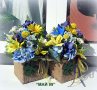 Цветя в дървено сандъче, снимка 3