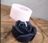 3D Роза за свещи силиконов молд форма калъп за свещ шоколад гипс декор фондан, снимка 1 - Форми - 38016623