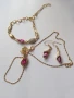 Комплект бижута: колие, обици и гривна , снимка 3