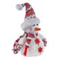 Коледна украса, Снежен човек с шапка и ръкавици, 35см, снимка 2