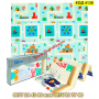 Сгъваемо детско килимче за игра, топлоизолиращо 180x200x1cm - Жираф и Цифри - КОД 4137, снимка 18