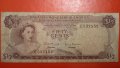 Банкнота 1/2 долар Бахами 1968