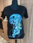 Тениска с син октопод, снимка 2