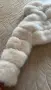 Бяло пухено яке fur coat , снимка 10